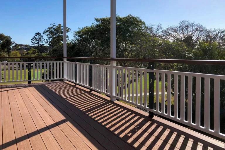 Composite Timber Decking Jarrah Embossed | Featured image of the Building a Termite Resistant Timber Deck blog